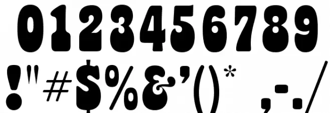 TUBbyOpti Font OTHER CHARS