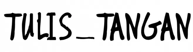 TULIS_TANGAN  Fuentes Gratis Descargar