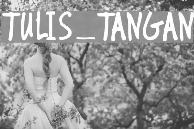 TULIS_TANGAN Font examples