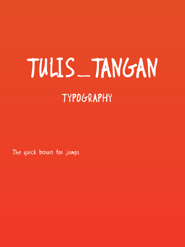 TULIS_TANGAN Poster