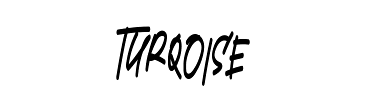 TURQOISE  font caratteri gratis