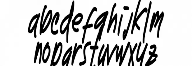 TURQOISE Font LOWERCASE