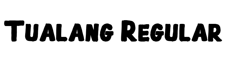 Tualang Regular  Скачать бесплатные шрифты