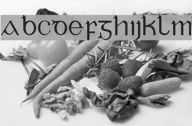 Tuamach Regular Font examples