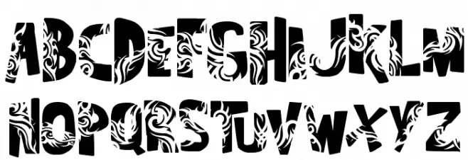 Tuamotu Schriftart Groß