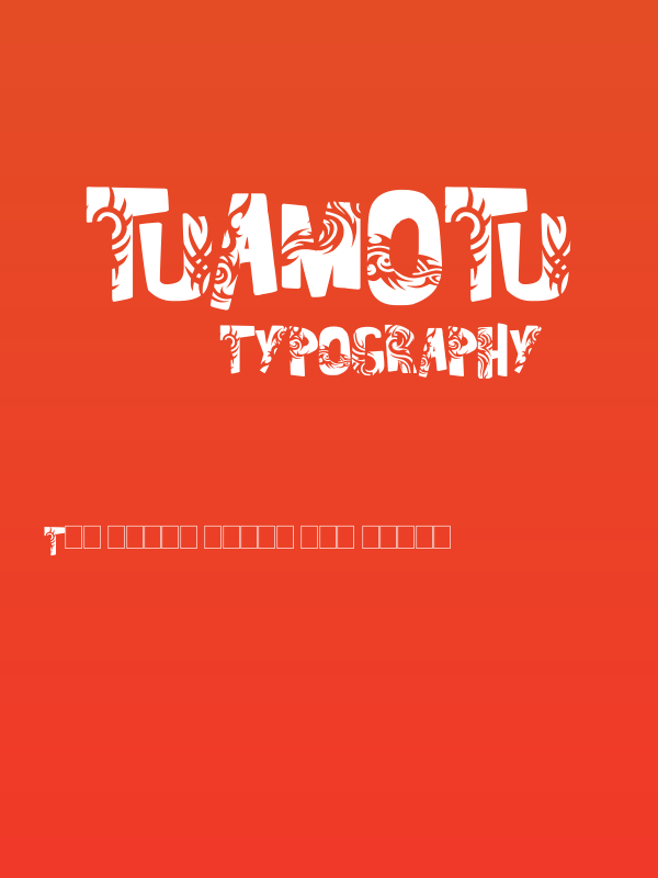 Tuamotu Poster