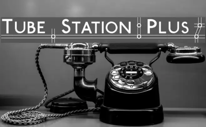 Tube Station-Plus. Font examples