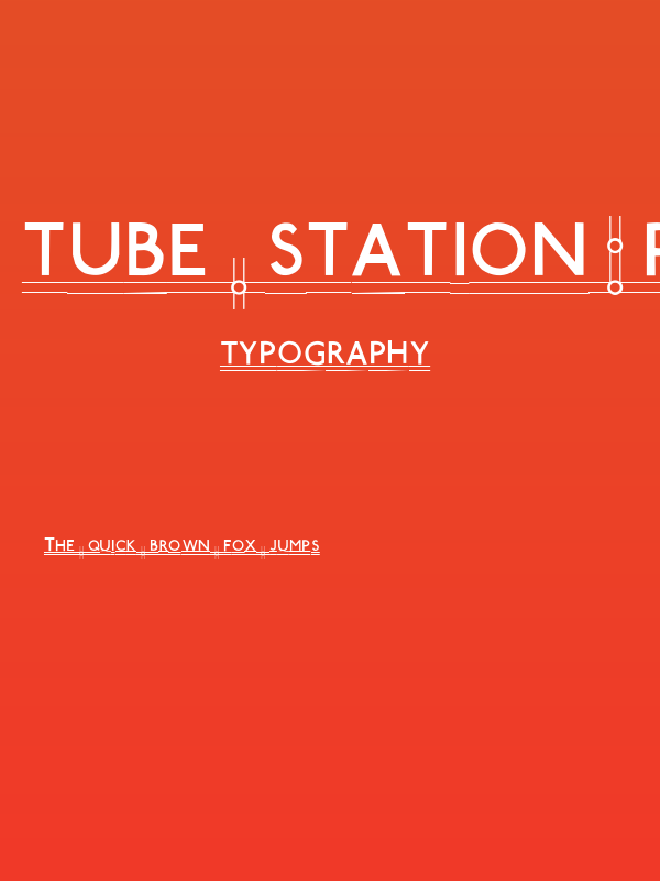 Tube Station-Plus. Poster