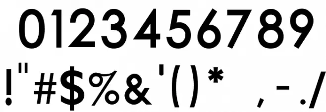 Tube Station Font OTHER CHARS