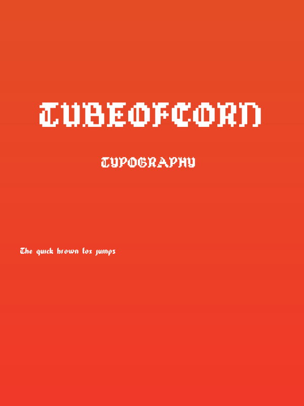 TubeOfCorn Poster