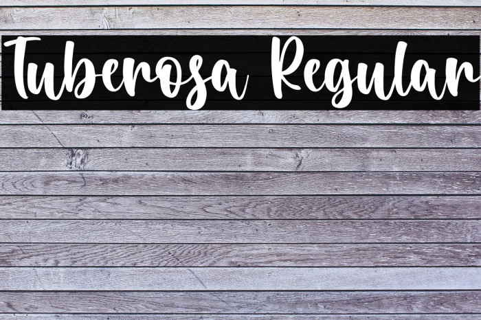 Tuberosa Regular Example 1