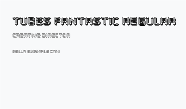 Tubes Fantastic Regular Business Card