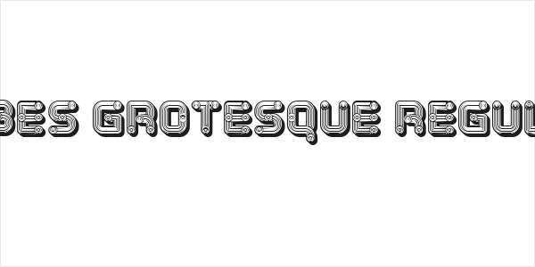 Tubes Grotesque Regular Logo