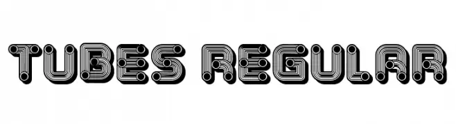Tubes Regular  Frei Schriftart Herunterladen