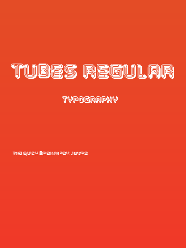 Tubes Regular Poster
