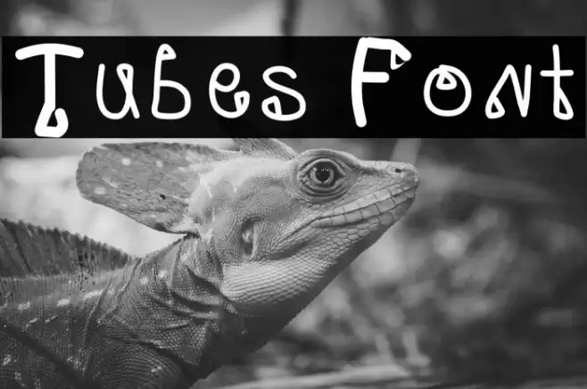 Tubes Font examples