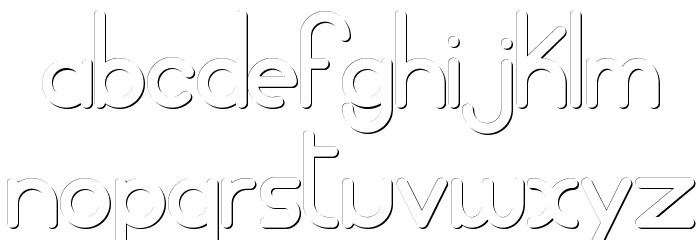 Tubolao Font LOWERCASE