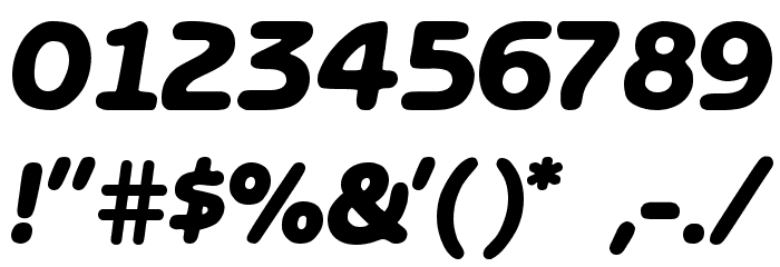 Tubular Regular Font OTHER CHARS