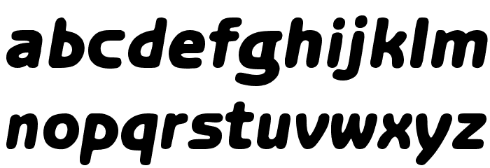 Tubular Regular Font LOWERCASE
