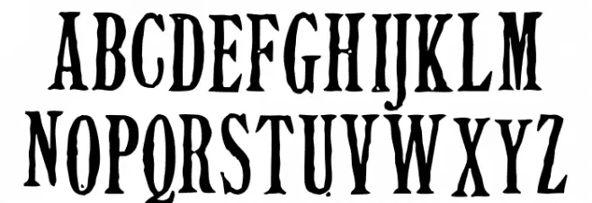 Tuce Schriftart Kleinbuchstaben