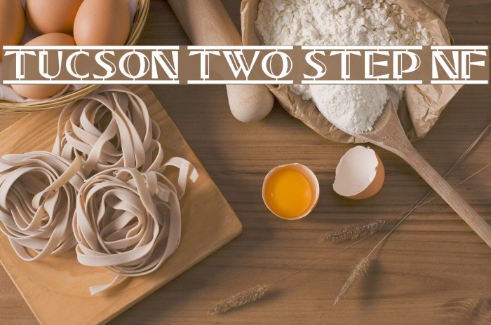 Tucson Two Step NF Schriftart examples