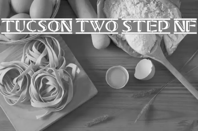 Tucson Two Step NF Schriftart examples