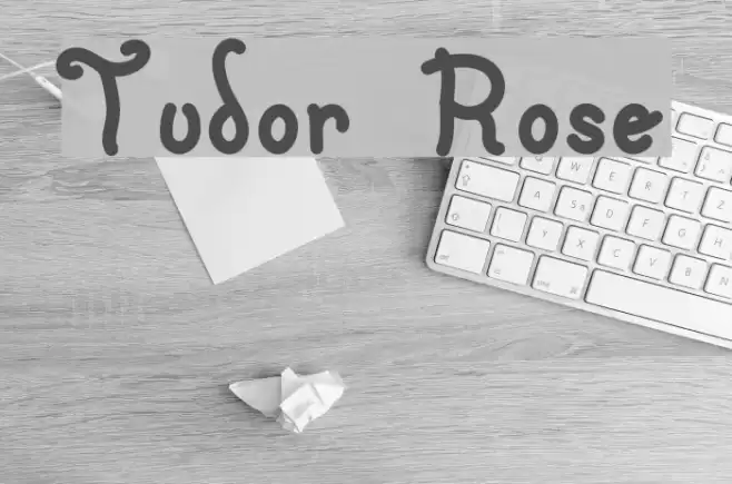 Tudor Rose Font examples