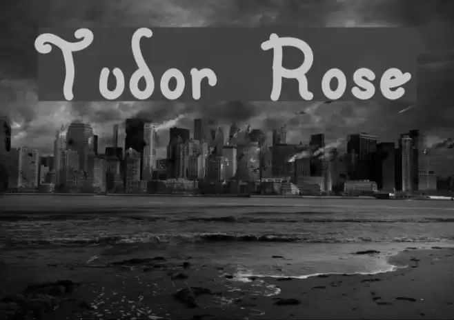 Tudor Rose Font examples