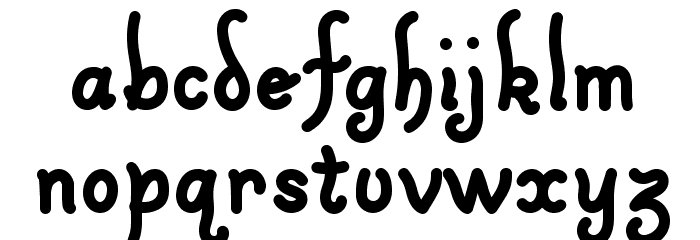 Tudor Rose Font LOWERCASE