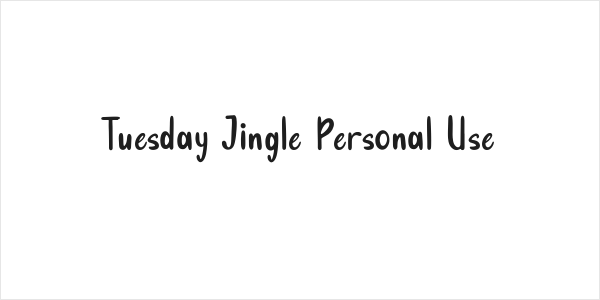 Tuesday Jingle Personal Use Logo
