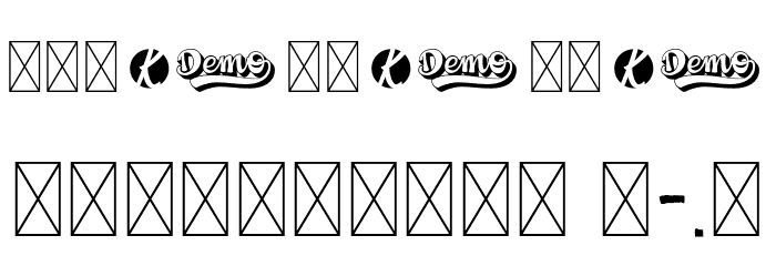 TuesdayMorningDEMO-SanSerif Font OTHER CHARS