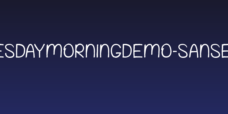 TuesdayMorningDEMO-SanSerif Social Header