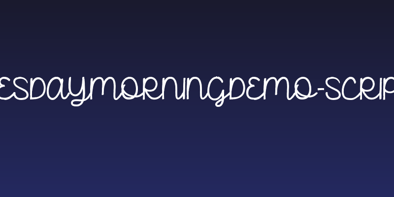 TuesdayMorningDEMO-Script2 Social Header