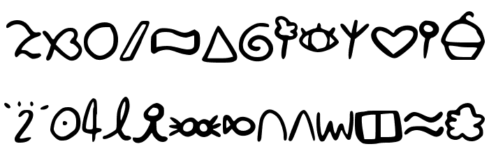 Tuffin Font LOWERCASE