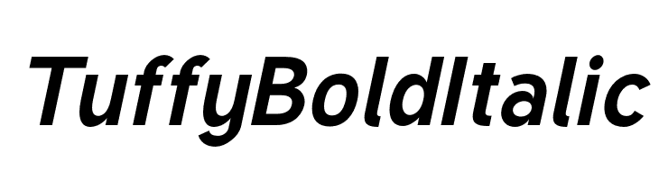 Tuffy Bold Italic  नि: शुल्क फ़ॉन्ट्स डाउनलोड