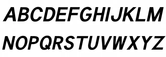 Tuffy Bold Italic Fonte MAIÚSCULAS