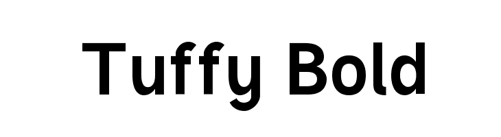 Tuffy Bold Font
