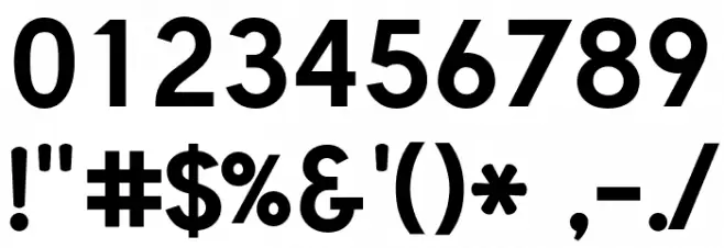 Tuffy Bold Font OTHER CHARS