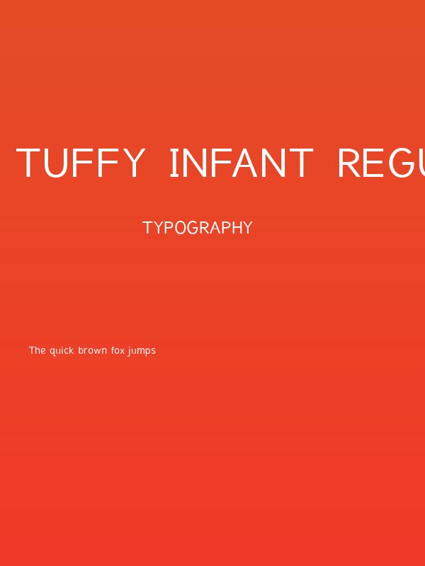 Tuffy Infant Regular Poster