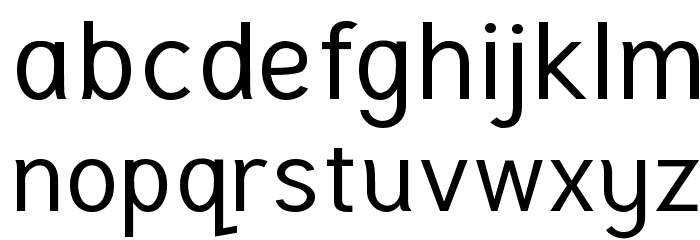 Tuffy Infant Regular Font LOWERCASE