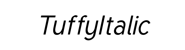 Tuffy Italic  Free Fonts Download