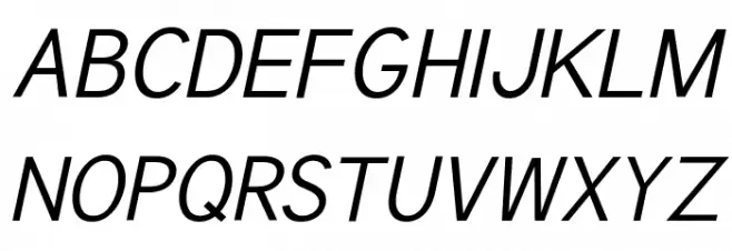 Tuffy Italic Fonte MAIÚSCULAS
