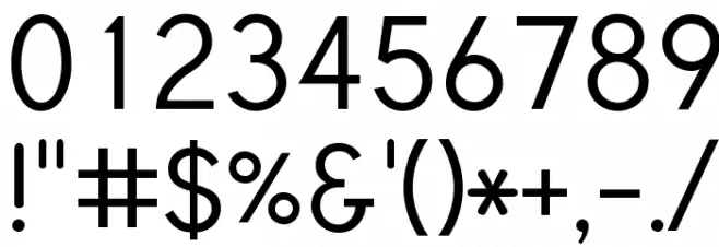 Tuffy Regular Font OTHER CHARS