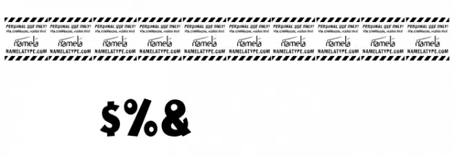 Tufuli Arabic DEMO Bold फ़ॉन्ट अन्य घर का काम