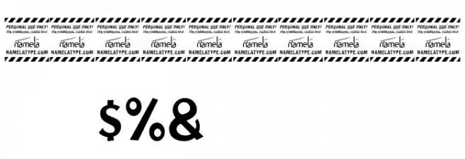 Tufuli Arabic DEMO Regular Font OTHER CHARS