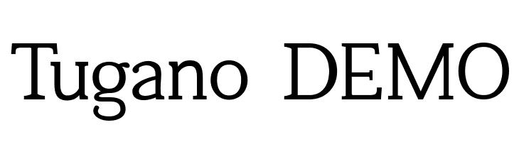 Tugano DEMO  免费字体下载