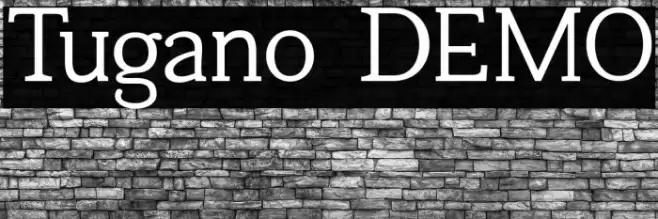 Tugano DEMO Font examples