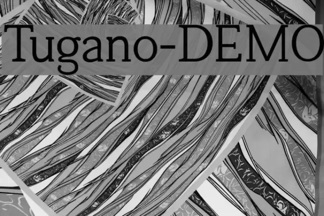 Tugano-DEMO Font examples