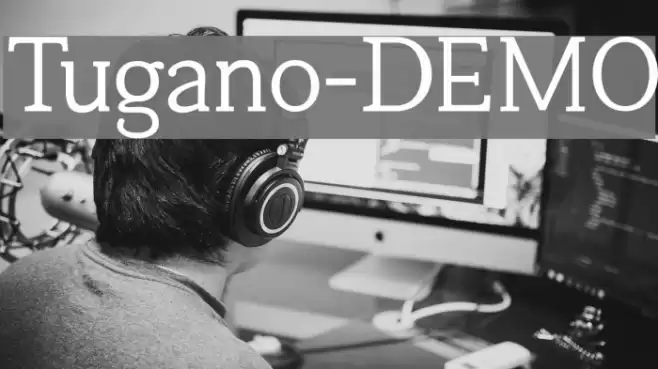 Tugano-DEMO Font examples