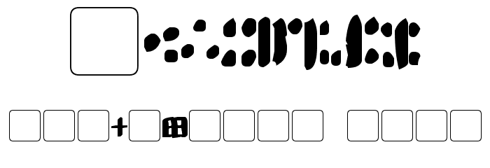 Tuigan Bold Font OTHER CHARS